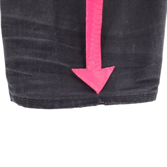 G-Star Corvet Straight Distressed Gray Denim Jeans Womens 28X32 - Picture 7 of 14